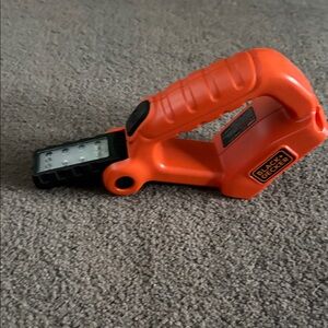 Black & Decker Bright Orange LED Work Light battery not included never used